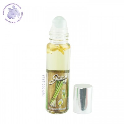 Dầu lăn thảo dược Tinh dầu xả Thái Lan- GRACE Oil 8cc